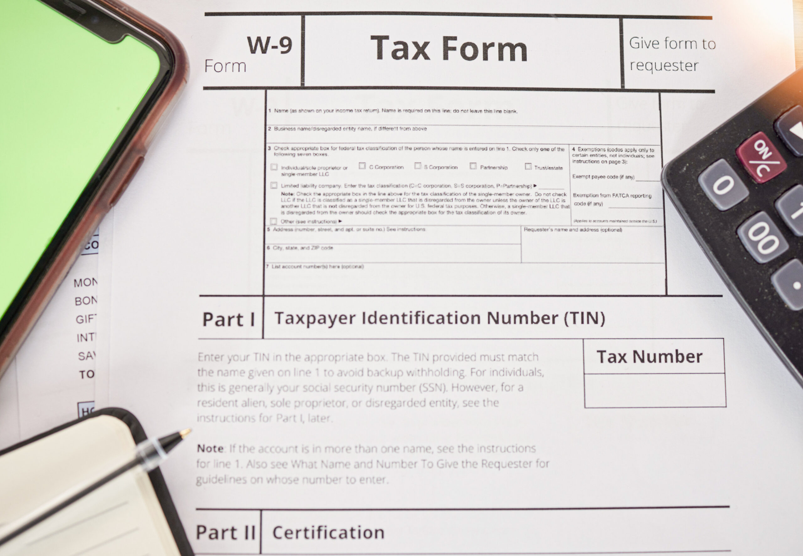 What Is a W-9 Tax Form?