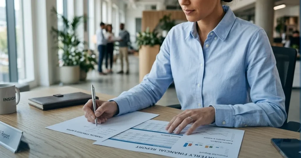 Financial Reporting shows a company’s performance, helping businesses make informed decisions and track financial health.